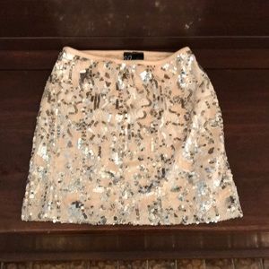 Sequin mini skirt